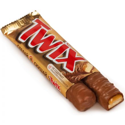 Шоколадный батончик Twix 55 г Шоколадный батончик Twix 55 г