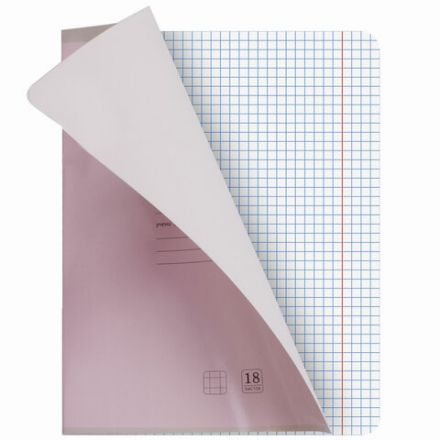 Тетрадь 18 л. BRAUBERG "КЛАССИКА NEW" клетка, обложка картон, АССОРТИ (5 видов), 105695