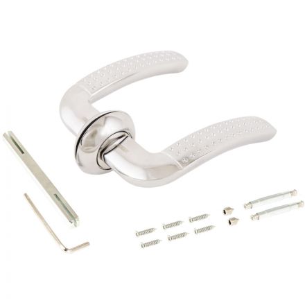 Ручка УЗК_д/межкомн.дв. АЛЛЮР АРТ ФОСТЕР CP (1620) хром, комплект Ручка УЗК_д/межкомн.дв. АЛЛЮР АРТ ФОСТЕР CP (1620) хром, комплект