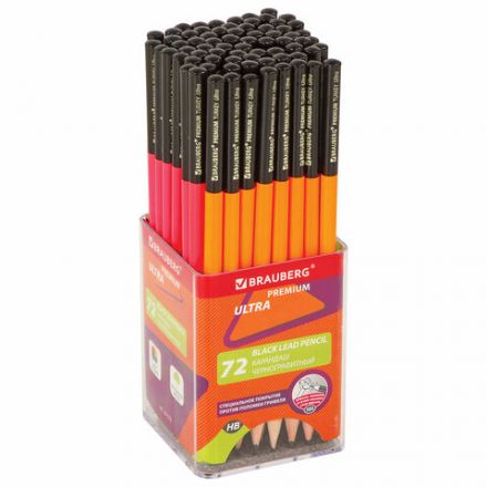 Карандаш чернографитный BRAUBERG "PREMIUM TURKEY", 1 шт., "Ultra", НВ, ассорти, дисплей,181570 Карандаш чернографитный BRAUBERG "PREMIUM TURKEY", 1 шт., "Ultra", НВ, ассорти, дисплей,181570