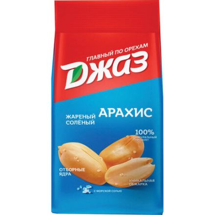 Арахис ДЖАЗ жареный соленый, 300 г, 1291 Арахис ДЖАЗ жареный соленый, 300 г, 1291