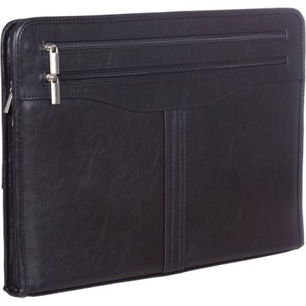 Папка деловая для документов кож/зам 410х285х30 'Гамма' 118/м, черная Папка деловая для документов кож/зам 410х285х30 'Гамма' 118/м, черная