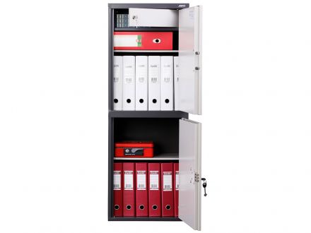 Шкаф бухгалтерский Aiko SL-125/2Т EL (460х340х1252 мм) Шкаф бухгалтерский Aiko SL-125/2Т EL (460х340х1252 мм)