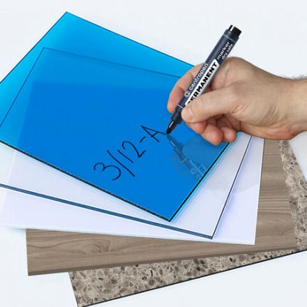 Маркер перманентный CENTROPEN 8510, ЧЕРНЫЙ, круглый наконечник, 2,5 мм, 8510, 5 8510 0112