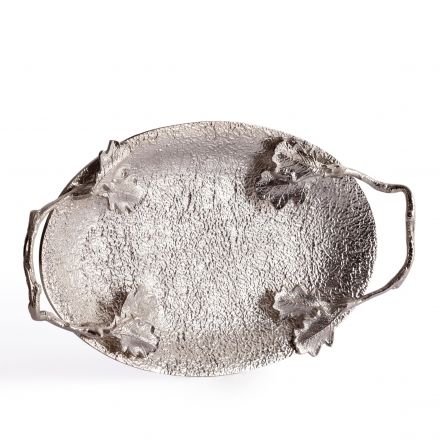 Поднос Secret de Maison Мапле3/Maple3 (мод. 9587) алюминиевый сплав, 40,5х23,5х6см, серебряный