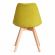 Стул TULIP SOFT (mod. 053V) дерево/пластик/ткань, 49,5 x 54,5 x 84 см, Светло-зеленый (Light green) LY1701-8