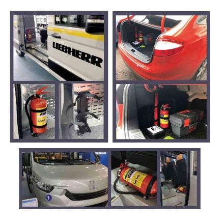 Кронштейн настенный для огнетушителей Иней металлический Кронштейн настенный для огнетушителей Иней металлический