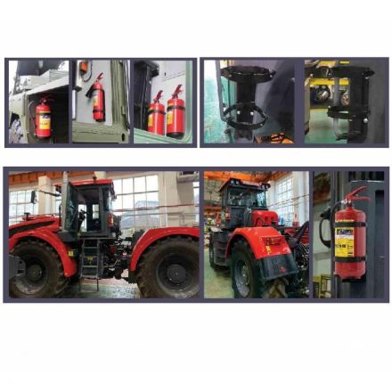 Кронштейн настенный для огнетушителей Иней металлический Кронштейн настенный для огнетушителей Иней металлический