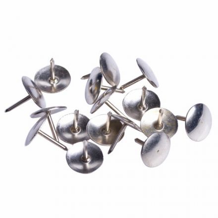 Кнопки канцелярские STAFF "Manager", металлические, никелированные, 10 мм, 50 шт., в картонной коробке, 225286 Кнопки канцелярские STAFF "Manager", металлические, никелированные, 10 мм, 50 шт., в картонной коробке, 225286