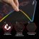 Коврик для мыши игровой с подсветкой SONNEN "LIGHTING", резина+ткань, 350х270х4 мм, чёрный, 513316