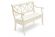Скамейка ALBIZZI (Альбицци), дерево гевея/мдф, 108х57х89 см, pure white (402)