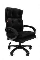 Офисное кресло Chairman 442 Россия ткань R 015 черный (черный пластик)