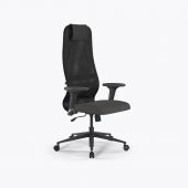 Кресло Sit 8 B1-9D - X2+Bahama /Uh00/Wh12/D02P(M09.B11.G19.W02) Черный-Тем.серый