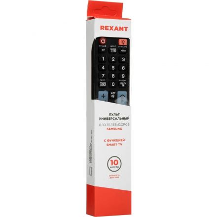 Пульт ДУ REXANT универс. для ТВ Samsung с функц. SMART TV (ST-02) (38-0200)