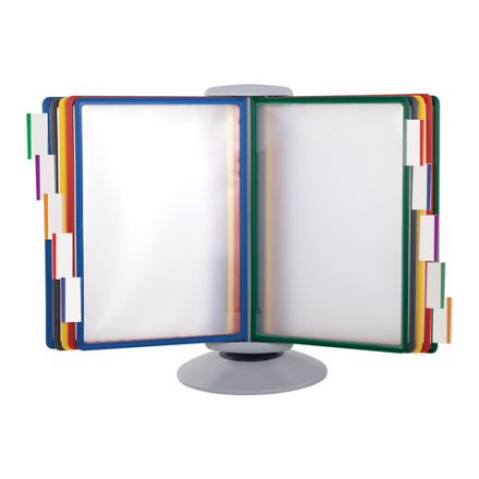 Демосистема настольная на 10 панелей, с 10 цветными панелями А4, вращающаяся, BRAUBERG, 235337 Демосистема настольная на 10 панелей, с 10 цветными панелями А4, вращающаяся, BRAUBERG, 235337