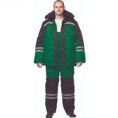 Костюм рабочий зимний муж з03-КПК зел/черн (р.48-50) 194-200 Костюм рабочий зимний муж з03-КПК зел/черн (р.48-50) 194-200