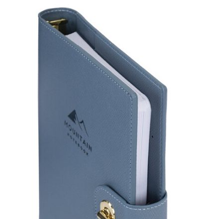 Ежедневник-органайзер недатированный B5 167х240 мм, BRAUBERG "Nova", под кожу, 160 л., голубой, 116201