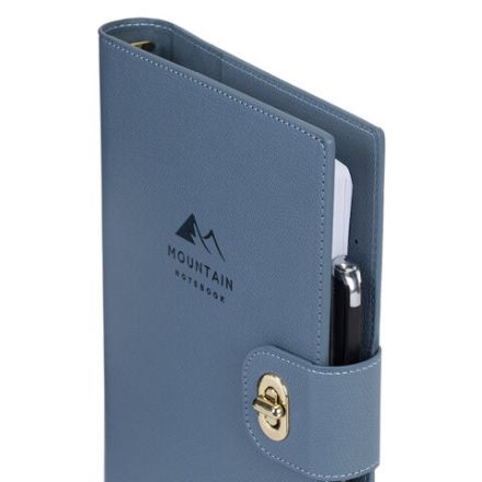 Ежедневник-органайзер недатированный B5 167х240 мм, BRAUBERG "Nova", под кожу, 160 л., голубой, 116201