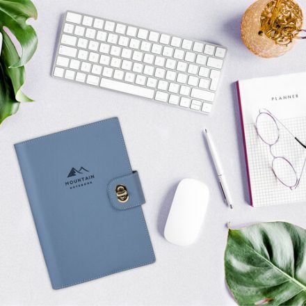 Ежедневник-органайзер недатированный B5 167х240 мм, BRAUBERG "Nova", под кожу, 160 л., голубой, 116201