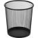Корзина для мусора круглая Luscan метал cетка  7,8 л черная