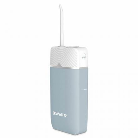 Ирригатор для полости рта (НДС 10%) B.WELL PRO-913, портативный, емкость резервуара 0,15 л, 1 насадка, бело-серый