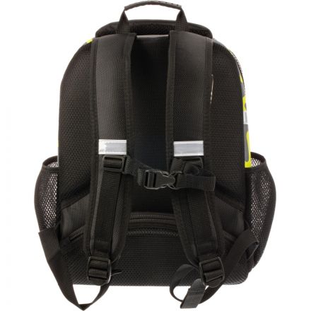 Ранец Комус Класс Stright Casual Погнали, серый,2 отд, эргоном. Спинка Ранец Комус Класс Stright Casual Погнали, серый,2 отд, эргоном. Спинка