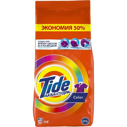Порошок стиральный TIDE  Автомат Color, 15кг