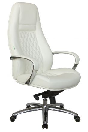 Кресло Orso F185 Белый (6207) натуральная кожа