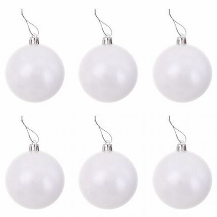 Шары ёлочные 24 шт., 5 см "Eden Colors", пластик, цвет: серебристый/жемчужный, ЗОЛОТАЯ СКАЗКА, 591977