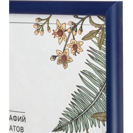 Рамка пластиковая Attache 21x30 (A4) ПЭТ Синяя Рамка пластиковая Attache 21x30 (A4) ПЭТ Синяя
