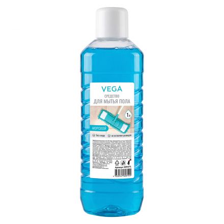 Средство для мытья полов и стен Vega "Морской", 1л.