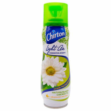 Освежитель воздуха аэрозольный 300 мл, CHIRTON (Чиртон) Light Air, "Натуральная свежесть", сухое распыление Освежитель воздуха аэрозольный 300 мл, CHIRTON (Чиртон) Light Air, "Натуральная свежесть", сухое распыление