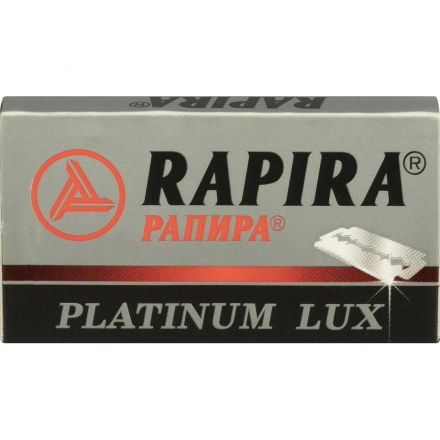 Сменные лезвия Rapira Platinum Lux ЛИСТx800 (20 упаковок по 5 шт.) Сменные лезвия Rapira Platinum Lux ЛИСТx800 (20 упаковок по 5 шт.)
