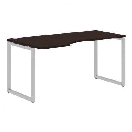 Стол эргономичный XQCET 169(L) Легно темный/Алюминий 1600х900х750