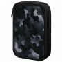 Пенал ПИФАГОР, 3 отделения, ламинированный картон, 19х11 см, "Black camo", 273489 Пенал ПИФАГОР, 3 отделения, ламинированный картон, 19х11 см, "Black camo", 273489