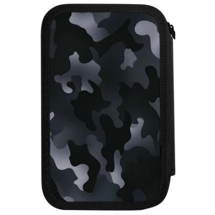 Пенал ПИФАГОР, 3 отделения, ламинированный картон, 19х11 см, "Black camo", 273489 Пенал ПИФАГОР, 3 отделения, ламинированный картон, 19х11 см, "Black camo", 273489