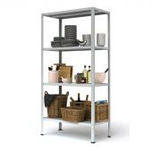 Стеллаж металлический МС-1834 (4 полки,1000х300х1800) Стеллаж металлический МС-1834 (4 полки,1000х300х1800)