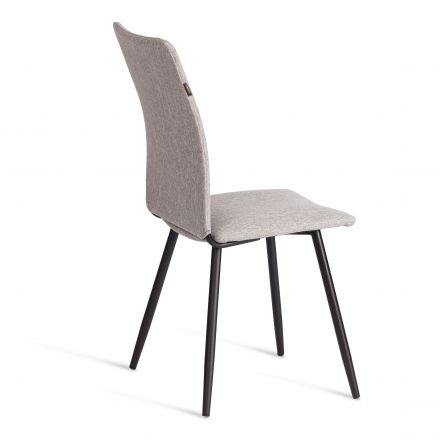 Стул обеденный La Rousse NEW, ткань рогожка, серый/черный, 3M 16/2, 45x55x93 см Стул обеденный La Rousse NEW, ткань рогожка, серый/черный, 3M 16/2, 45x55x93 см