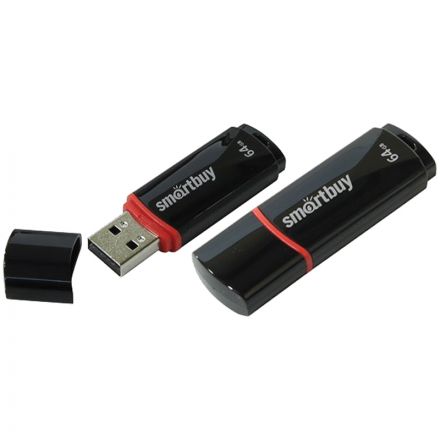 Память Smart Buy "Crown" 64GB, USB 2.0 Flash Drive, черный Память Smart Buy "Crown" 64GB, USB 2.0 Flash Drive, черный