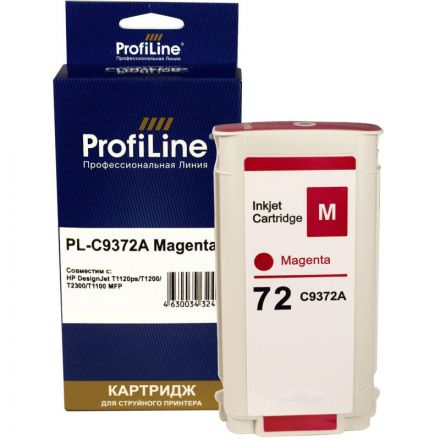 Картридж струйный ProfiLine C9372A №72 пурпурн. HP DesignJet T1120ps/T1200
