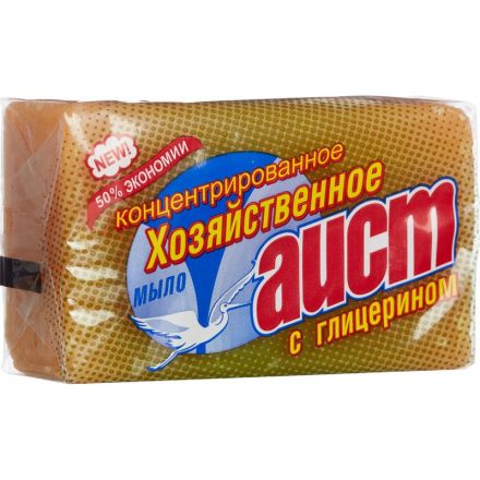 Мыло хозяйственное Аист С глицерином 150 г Мыло хозяйственное Аист С глицерином 150 г