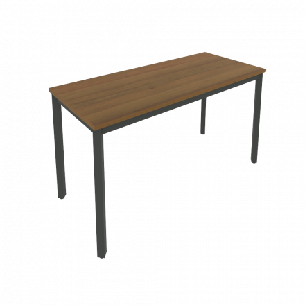 Slim Стол письменный на металлокаркасе С.СП-5.1 Орех/Антрацит металл 1380*600*750