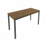 Slim Стол письменный на металлокаркасе С.СП-5.1 Орех/Антрацит металл 1380*600*750