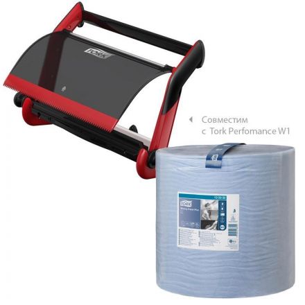 Материал протирочный Tork W1 130050 2-слойный голубой (510 метров в рулоне) Материал протирочный Tork W1 130050 2-слойный голубой (510 метров в рулоне)