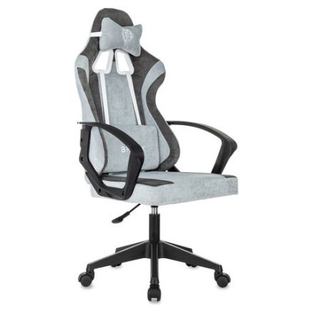 Кресло компьютерное BRABIX "Forcer GM-127", 2 подушки, ткань, серое/светло-голубое, 533214 Кресло компьютерное BRABIX "Forcer GM-127", 2 подушки, ткань, серое/светло-голубое, 533214