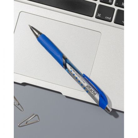 Ручка гелевая автоматическая Attache Selection Galaxy синяя (толщина линии 0.5 мм) Ручка гелевая автоматическая Attache Selection Galaxy синяя (толщина линии 0.5 мм)