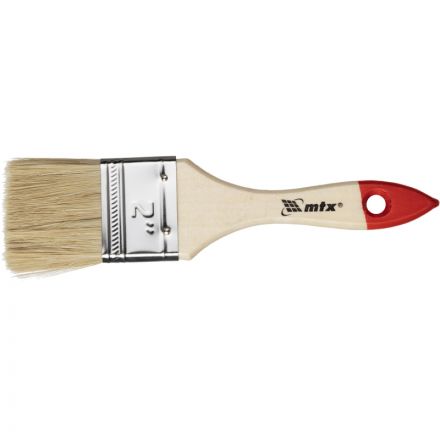 Кисть плоская 50 мм (2) натур. щетина дер. ручка Стандарт MTX 82530