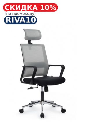 Кресло Минт RCH M1029HBE Серый/Черный