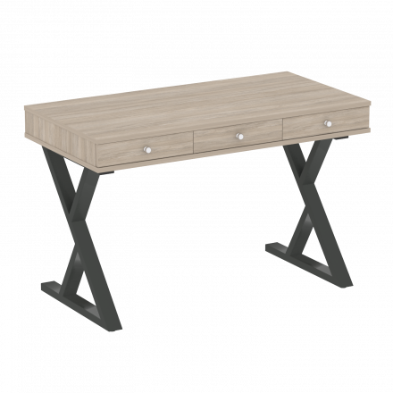 Home Office Стол письменный VR.SP-1-118.M Дуб аттик/Антрацит металл 1180*600*750 Home Office Стол письменный VR.SP-1-118.M Дуб аттик/Антрацит металл 1180*600*750