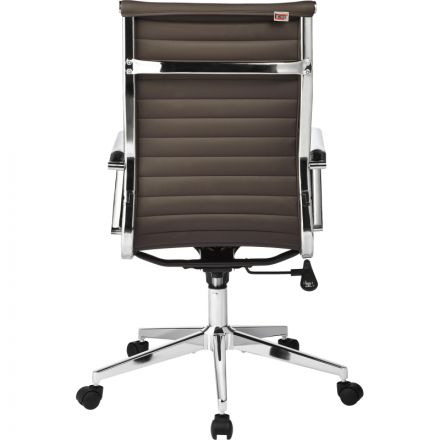 Кресло BN_Y_EChair-711 TPU к/з коричнев, хром Кресло BN_Y_EChair-711 TPU к/з коричнев, хром